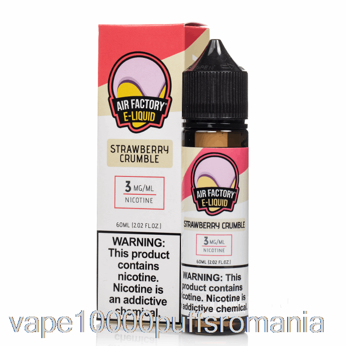 Vape Romania Crumble De Capsuni - Air Factory - 60ml 6mg